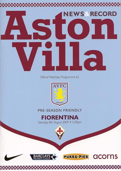 Aston Villa FC v AC Fiorentina